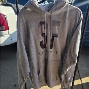 Gray SF Graphic Hoodie